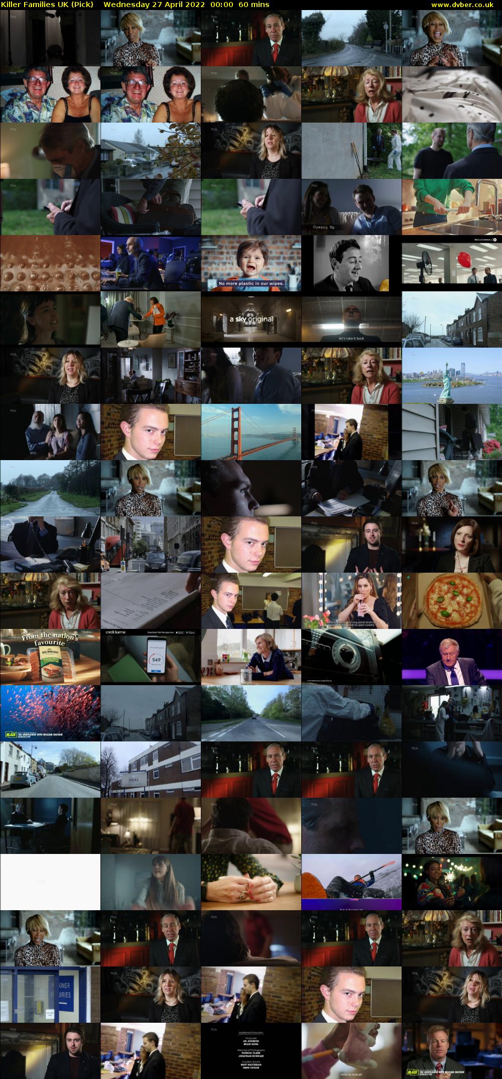 Killer Families UK (Pick) Wednesday 27 April 2022 00:00 - 01:00