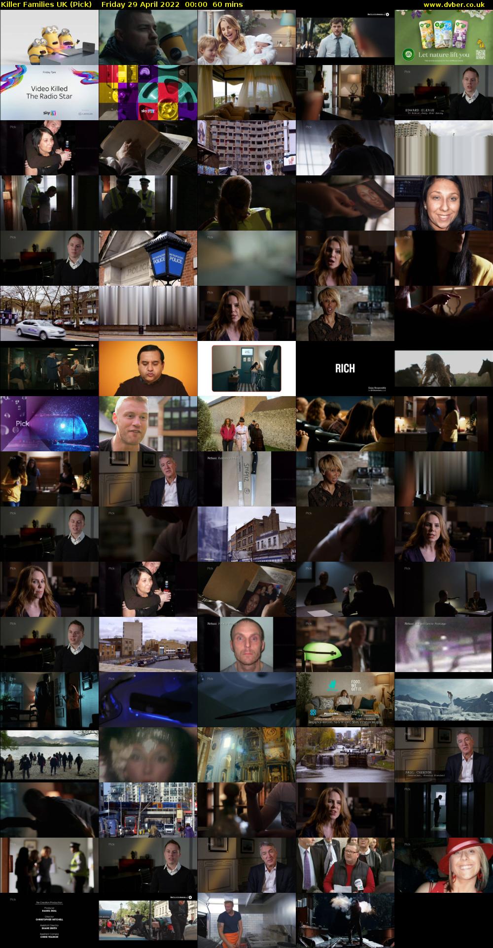 Killer Families UK (Pick) Friday 29 April 2022 00:00 - 01:00
