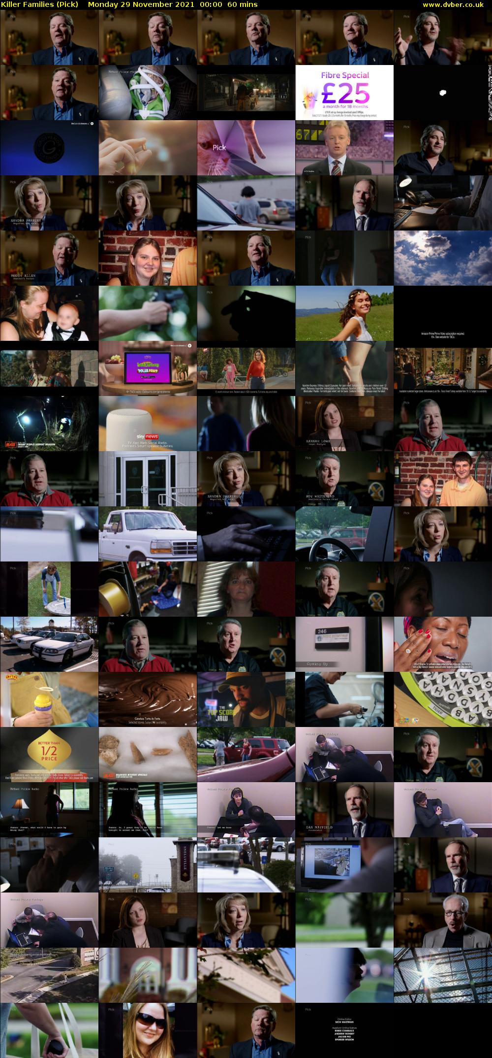 Killer Families (Pick) Monday 29 November 2021 00:00 - 01:00