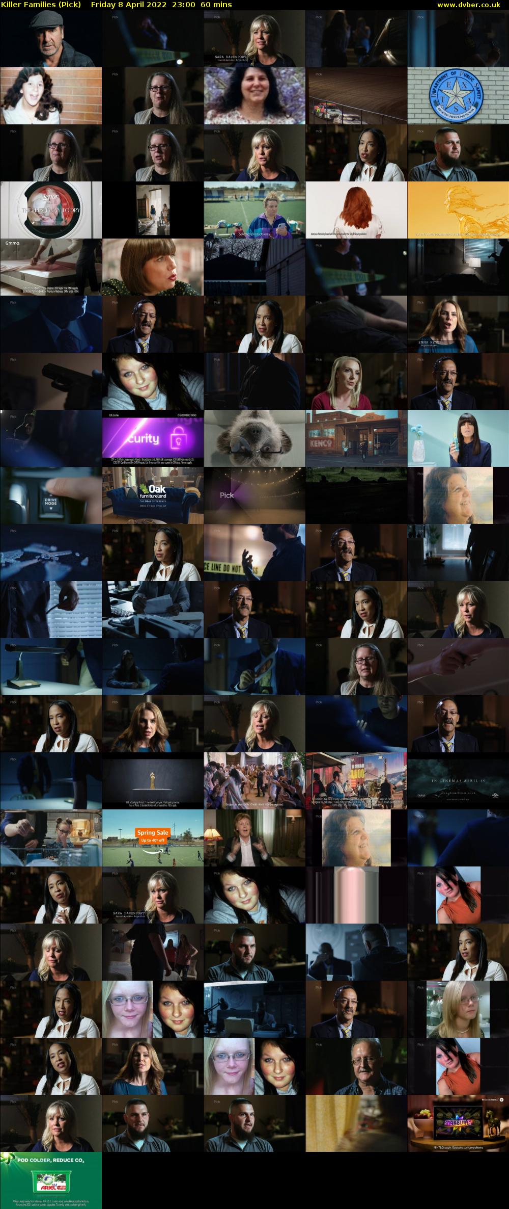 Killer Families (Pick) Friday 8 April 2022 23:00 - 00:00