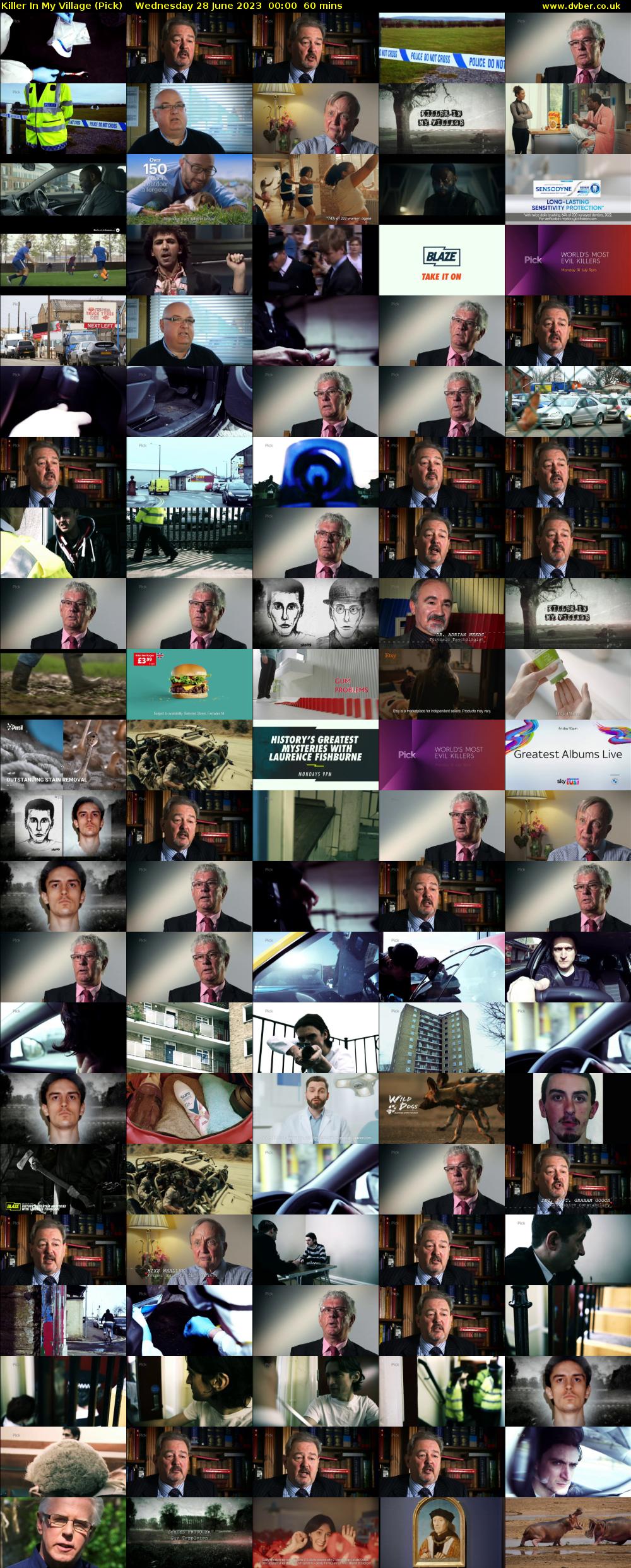 Killer In My Village (Pick) Wednesday 28 June 2023 00:00 - 01:00