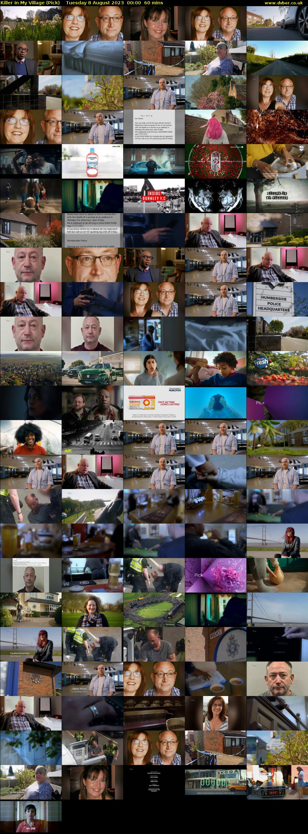 Killer In My Village (Pick) Tuesday 8 August 2023 00:00 - 01:00