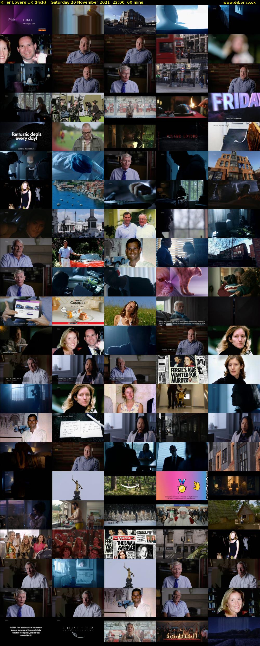 Killer Lovers UK (Pick) Saturday 20 November 2021 22:00 - 23:00
