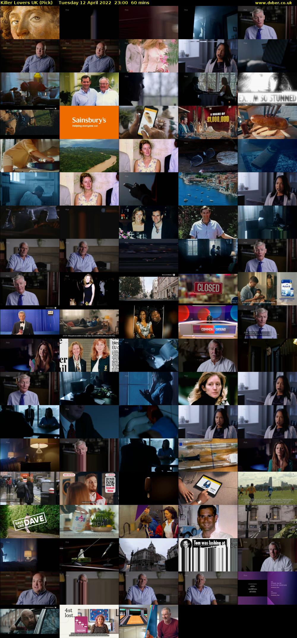 Killer Lovers UK (Pick) Tuesday 12 April 2022 23:00 - 00:00