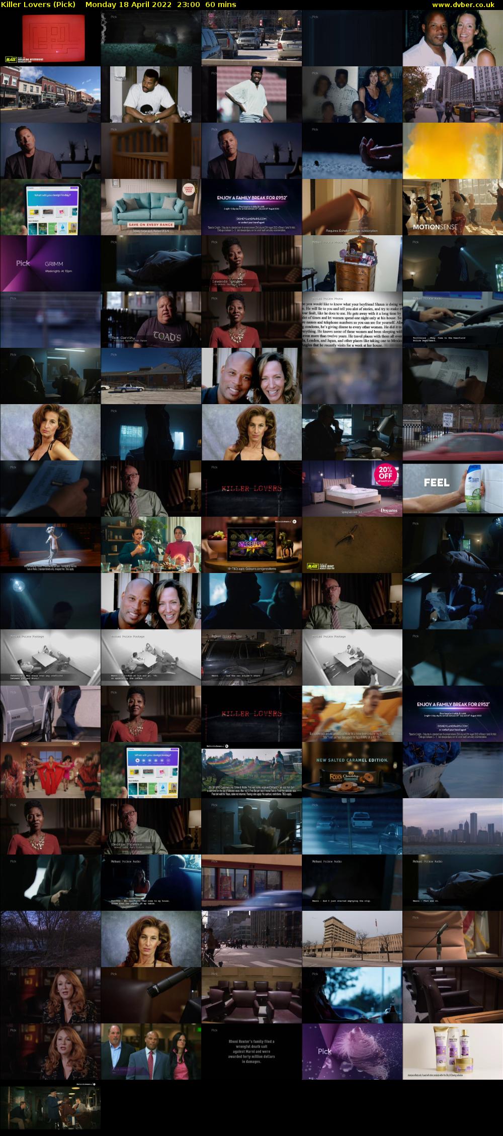 Killer Lovers (Pick) Monday 18 April 2022 23:00 - 00:00