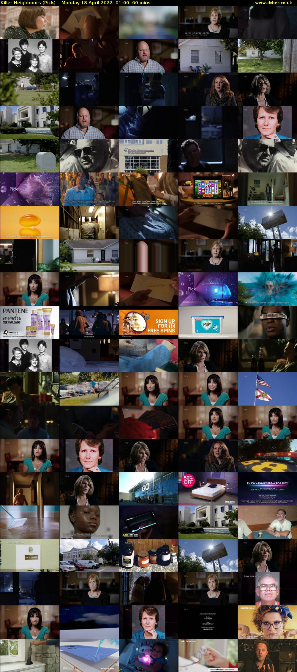 Killer Neighbours (Pick) Monday 18 April 2022 01:00 - 02:00