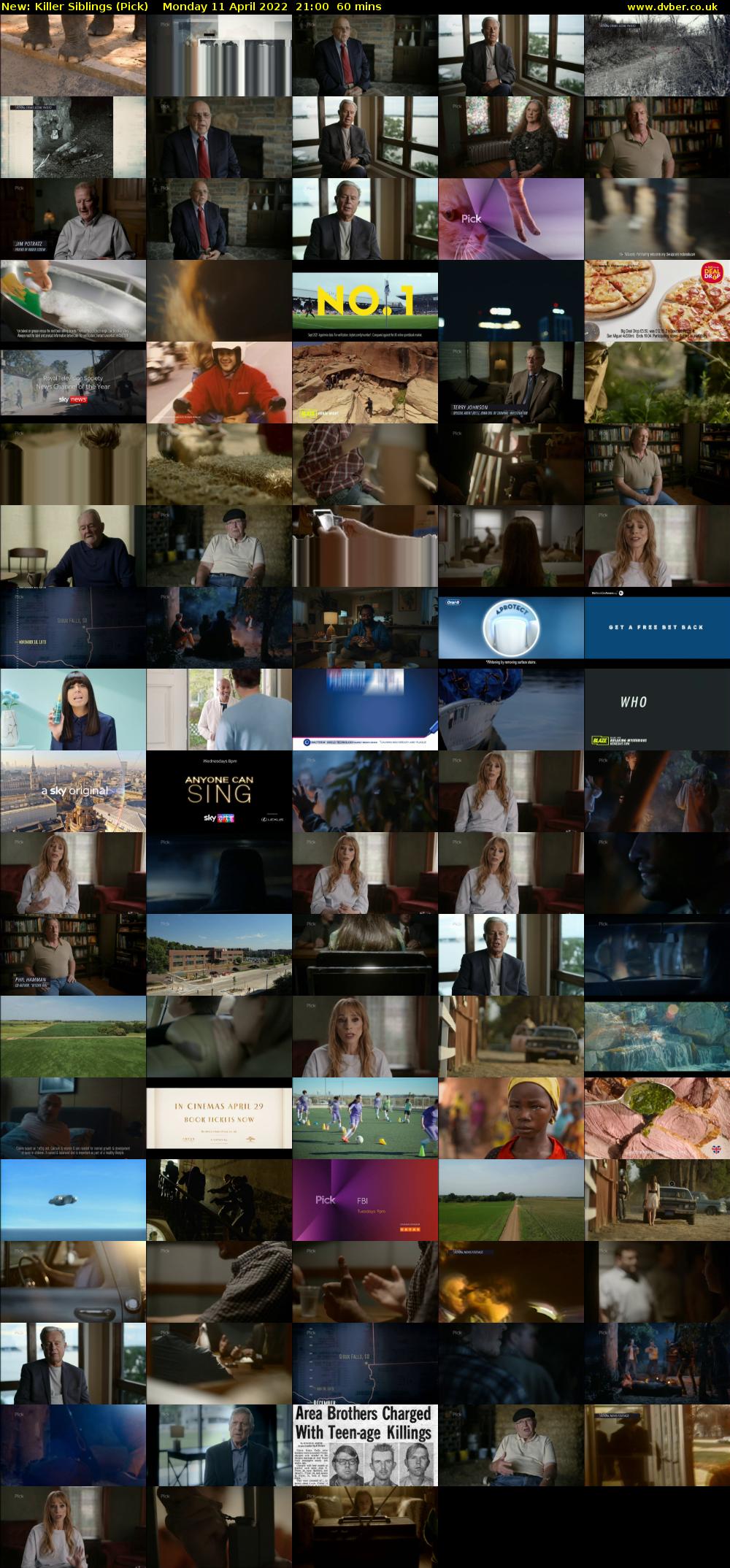 Killer Siblings (Pick) Monday 11 April 2022 21:00 - 22:00
