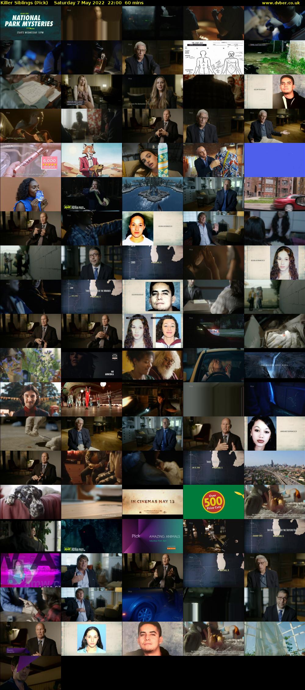 Killer Siblings (Pick) Saturday 7 May 2022 22:00 - 23:00