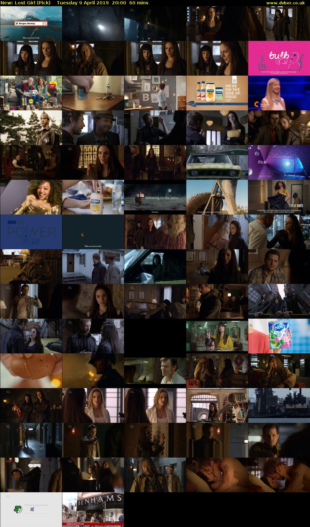 Lost Girl (Pick) Tuesday 9 April 2019 20:00 - 21:00