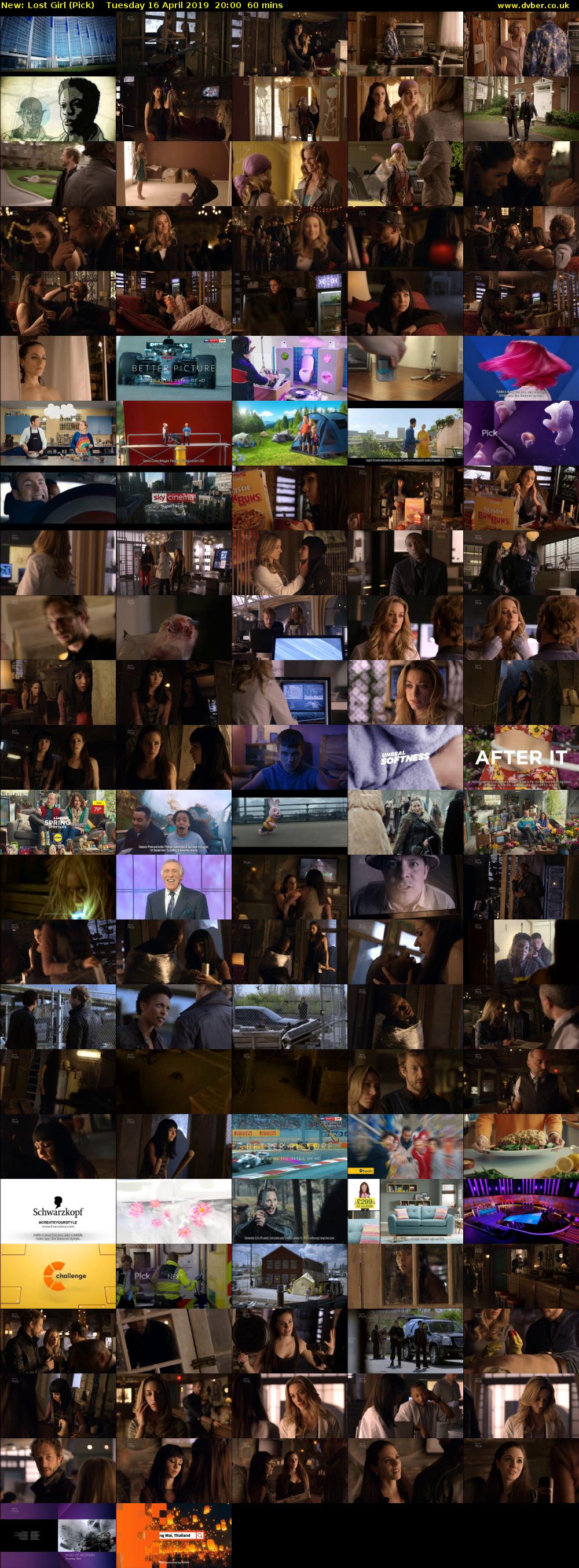 Lost Girl (Pick) Tuesday 16 April 2019 20:00 - 21:00
