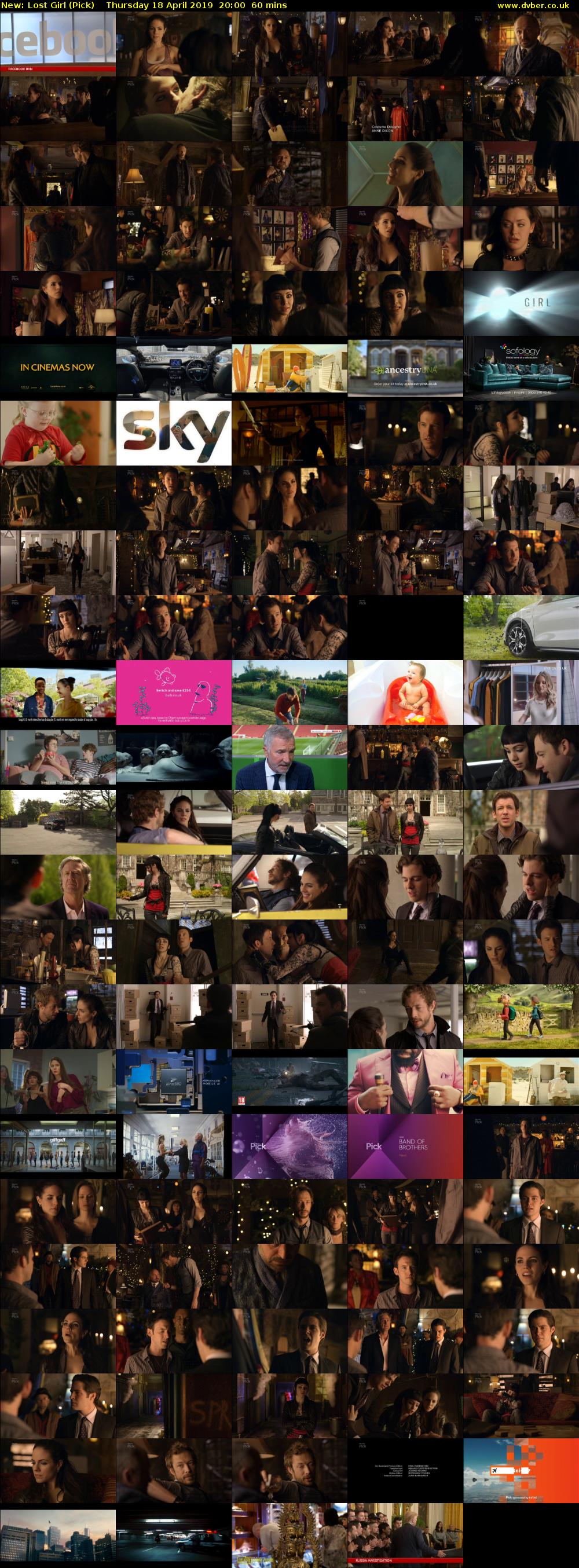 Lost Girl (Pick) Thursday 18 April 2019 20:00 - 21:00