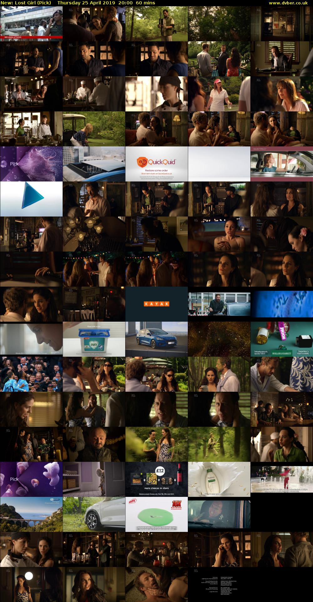 Lost Girl (Pick) Thursday 25 April 2019 20:00 - 21:00