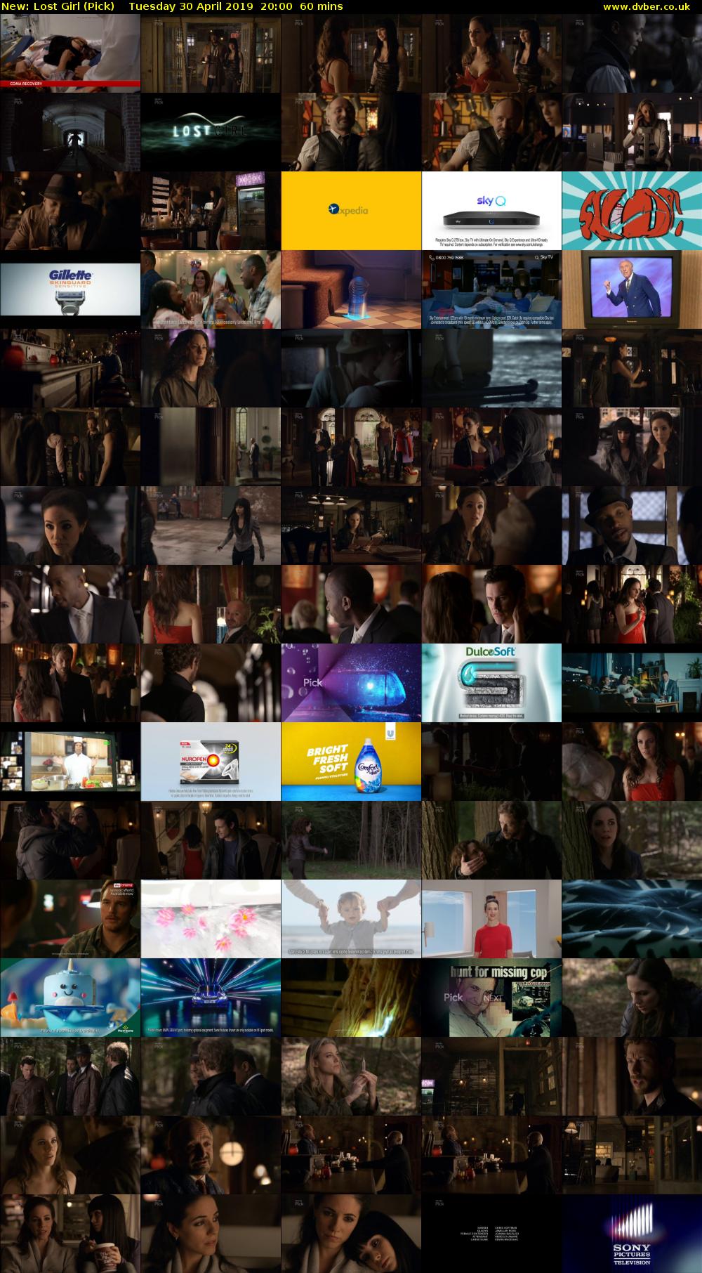 Lost Girl (Pick) Tuesday 30 April 2019 20:00 - 21:00