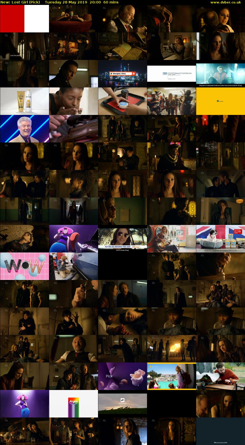 Lost Girl (Pick) Tuesday 28 May 2019 20:00 - 21:00
