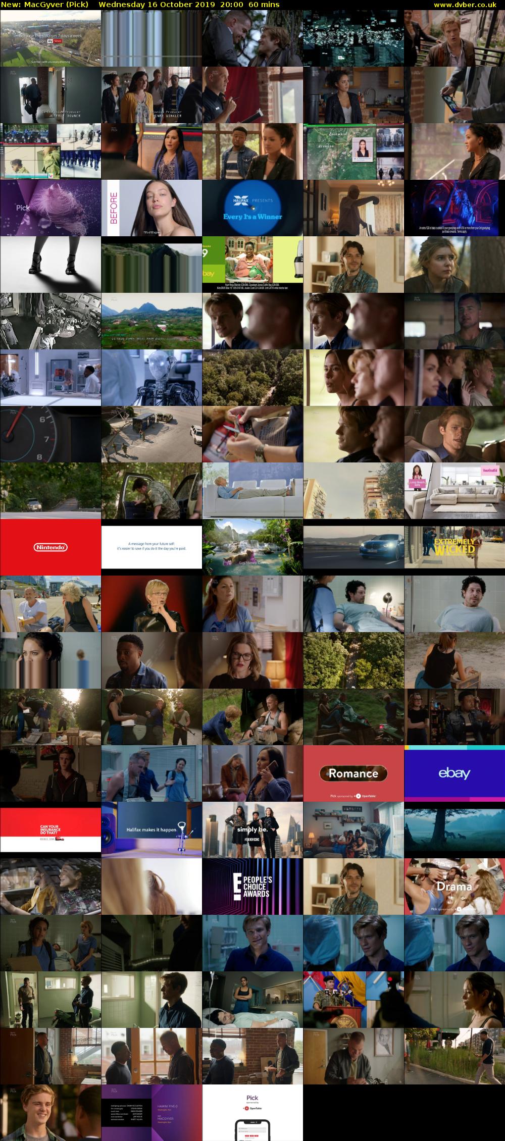 MacGyver (Pick) Wednesday 16 October 2019 20:00 - 21:00