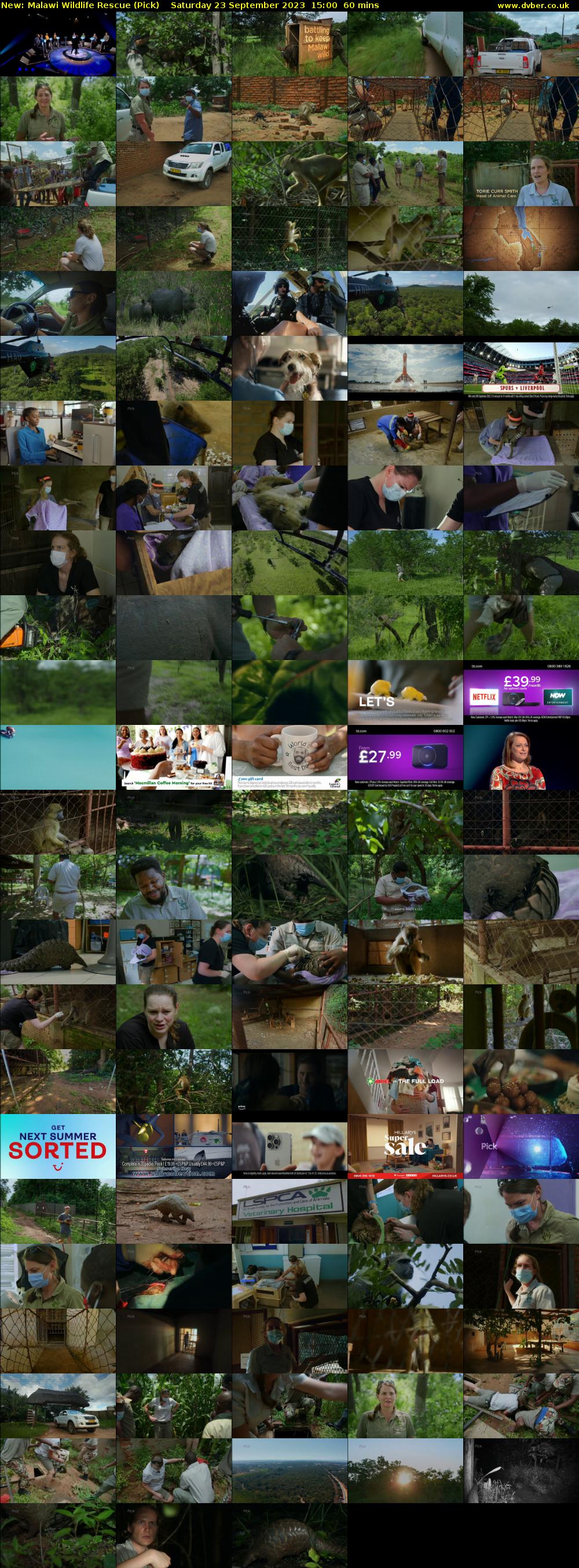 Malawi Wildlife Rescue (Pick) Saturday 23 September 2023 15:00 - 16:00
