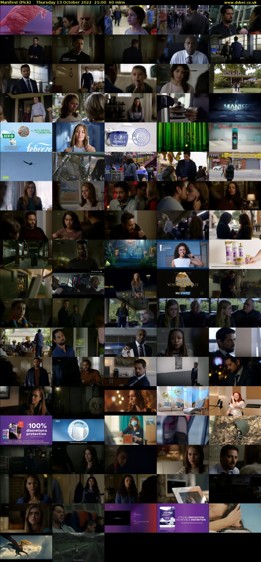 Manifest (Pick) Thursday 13 October 2022 21:00 - 22:00