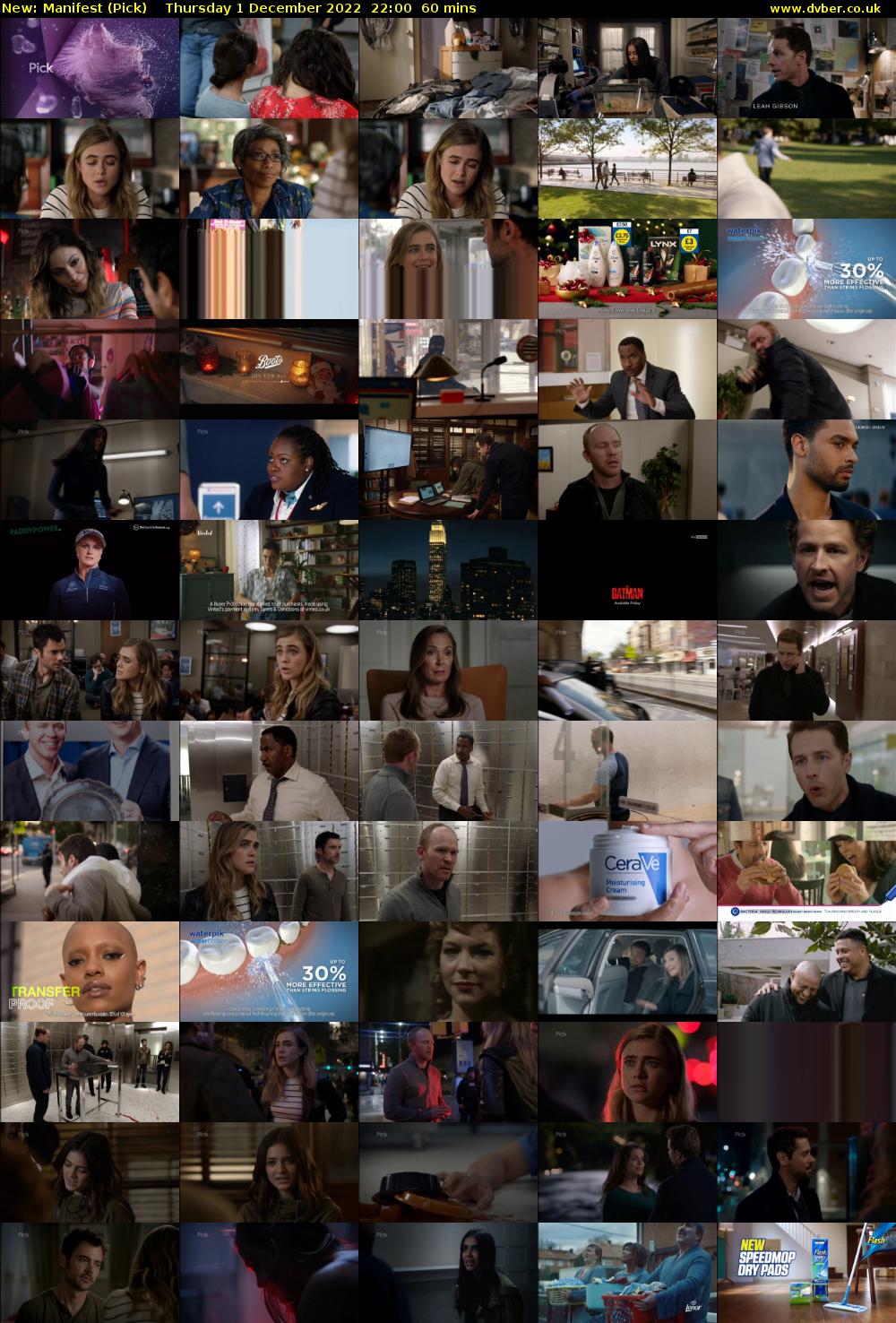 Manifest (Pick) Thursday 1 December 2022 22:00 - 23:00
