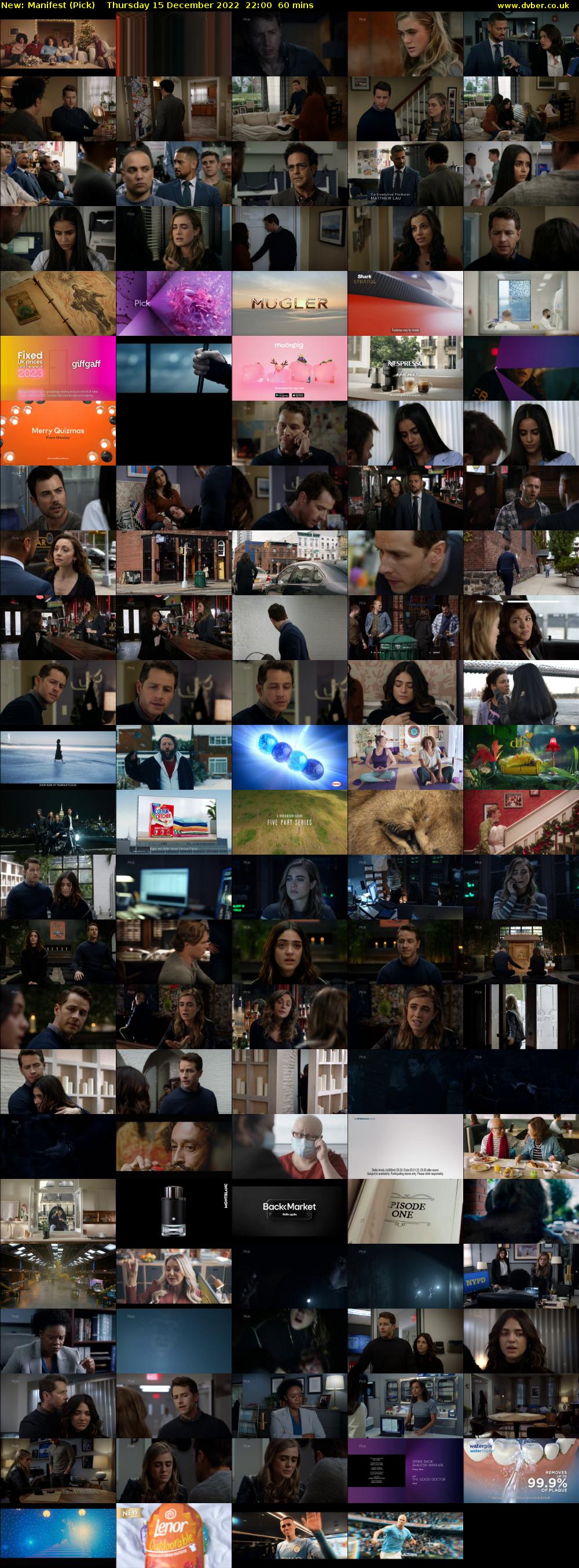 Manifest (Pick) Thursday 15 December 2022 22:00 - 23:00