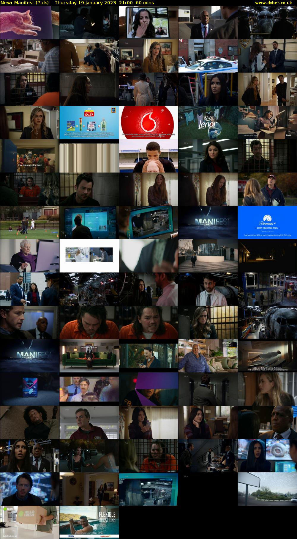 Manifest (Pick) Thursday 19 January 2023 21:00 - 22:00