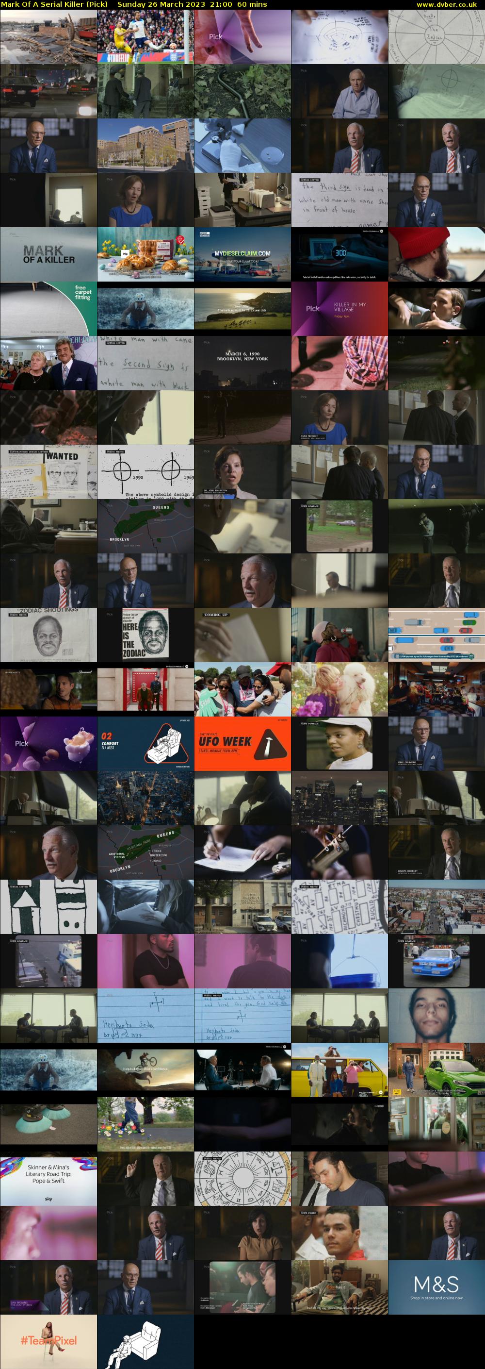 Mark Of A Serial Killer (Pick) Sunday 26 March 2023 21:00 - 22:00