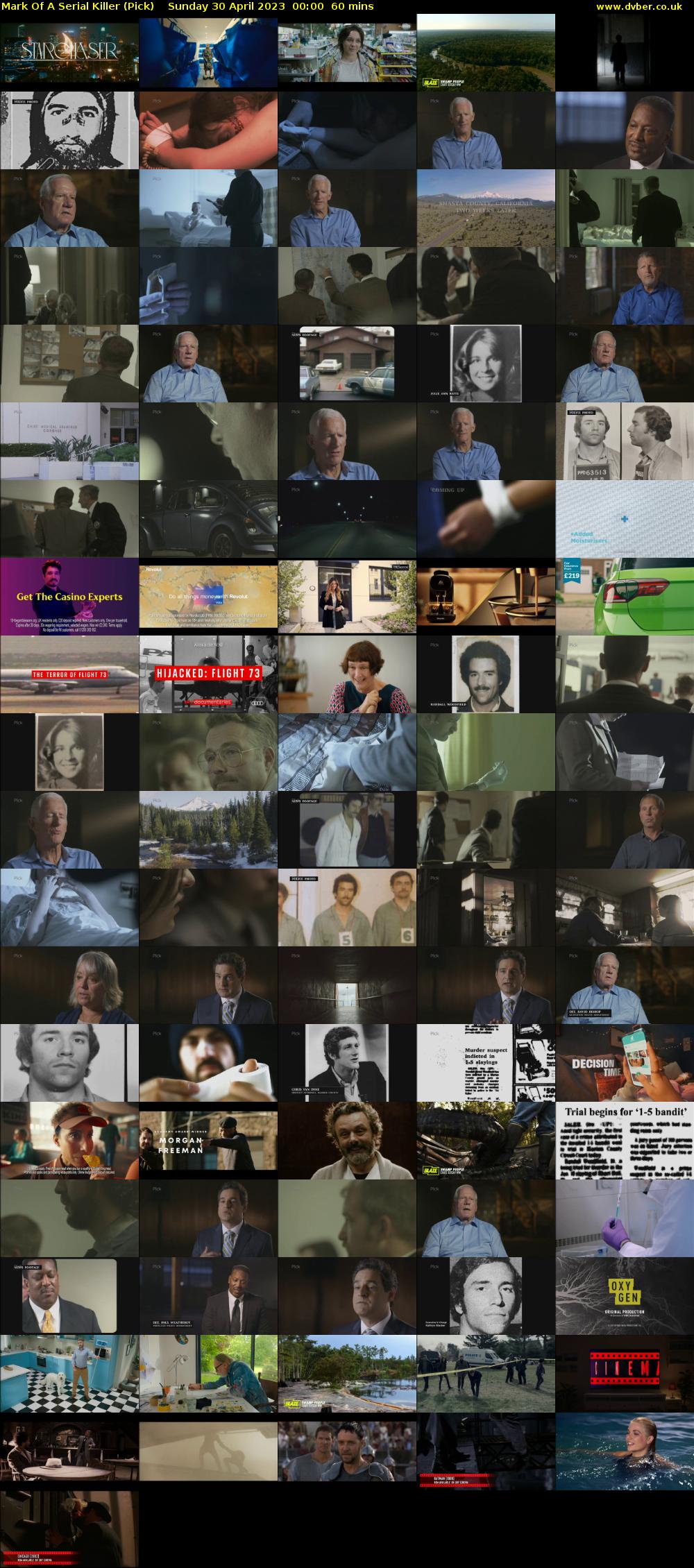 Mark Of A Serial Killer (Pick) Sunday 30 April 2023 00:00 - 01:00