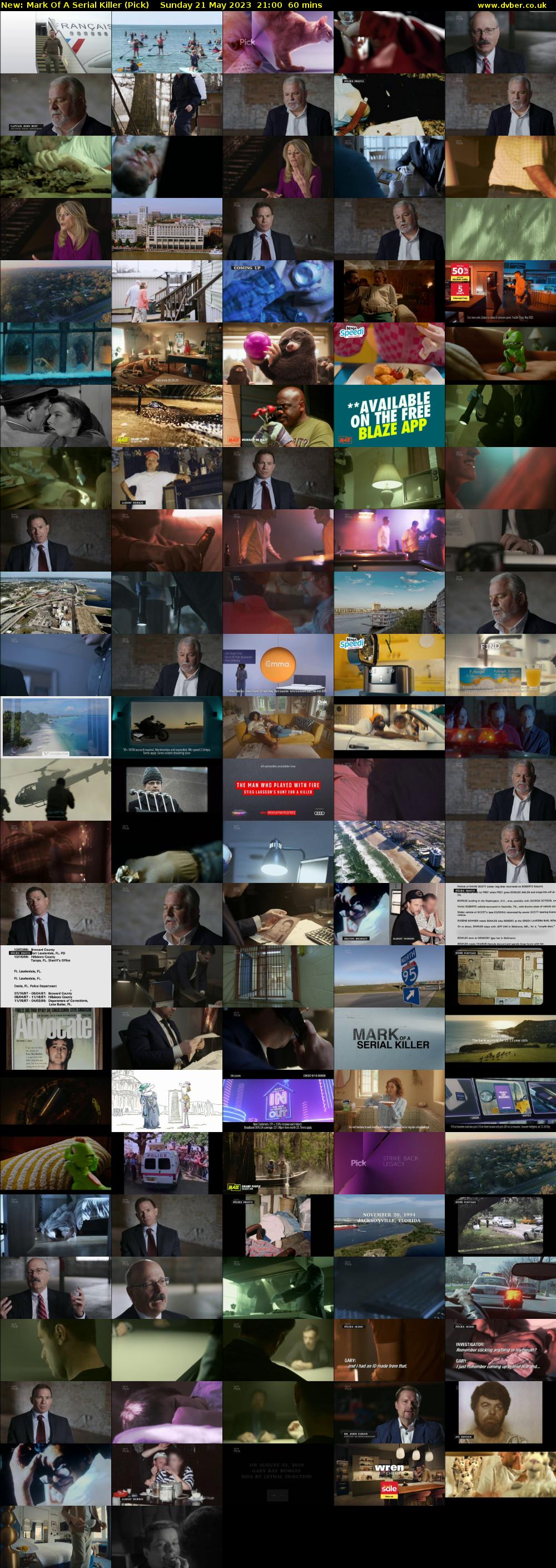 Mark Of A Serial Killer (Pick) Sunday 21 May 2023 21:00 - 22:00
