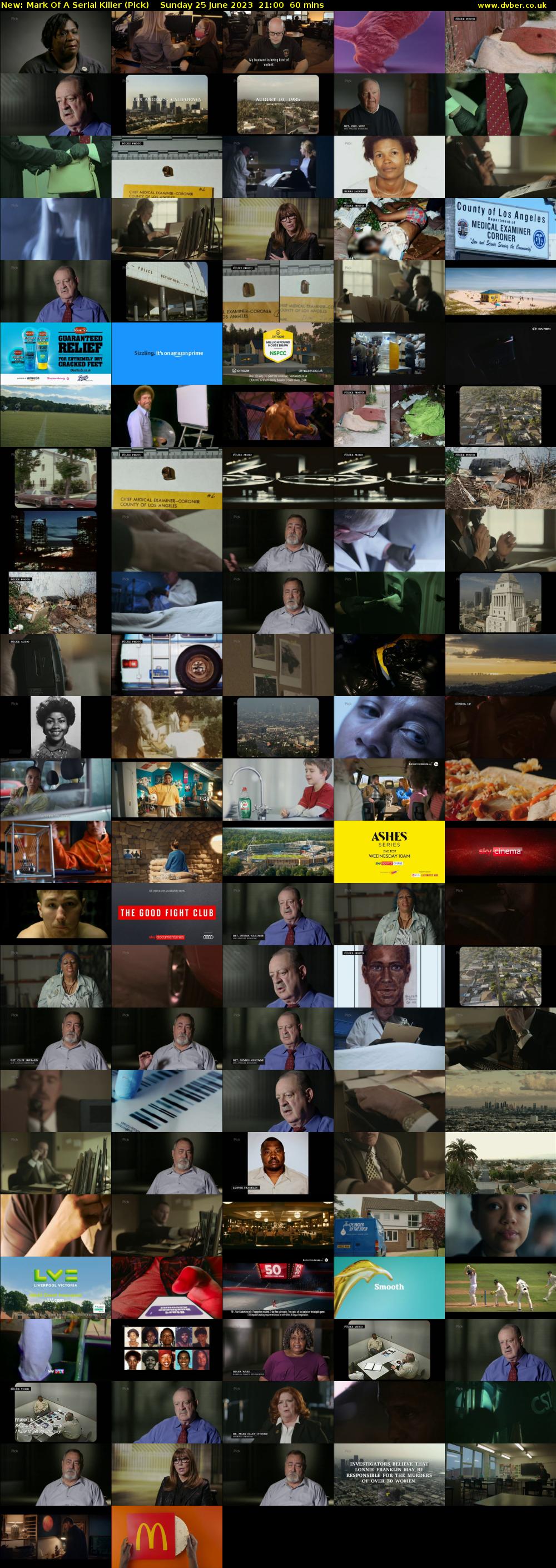 Mark Of A Serial Killer (Pick) Sunday 25 June 2023 21:00 - 22:00