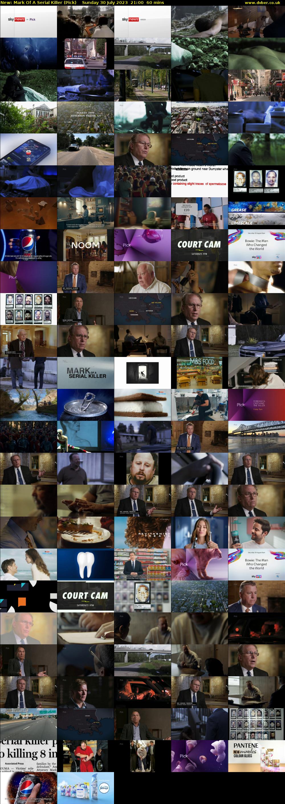 Mark Of A Serial Killer (Pick) Sunday 30 July 2023 21:00 - 22:00