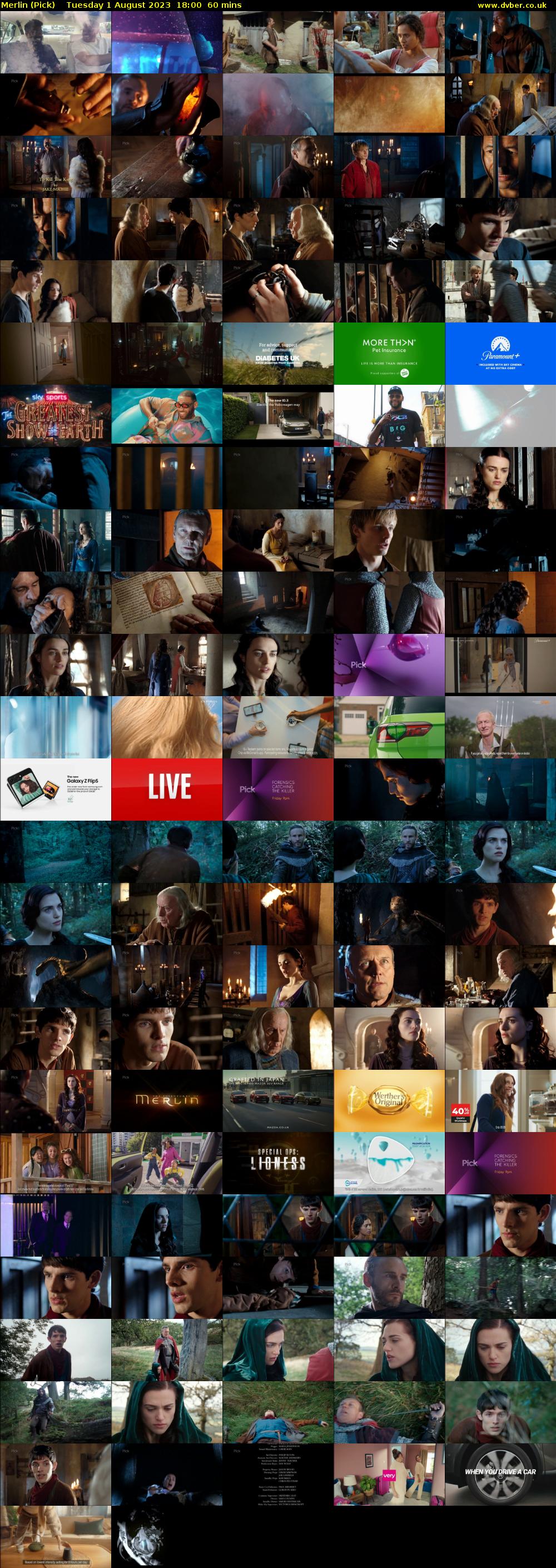 Merlin (Pick) Tuesday 1 August 2023 18:00 - 19:00