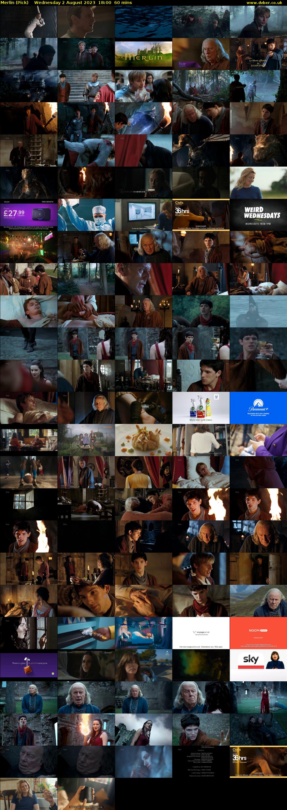 Merlin (Pick) Wednesday 2 August 2023 18:00 - 19:00