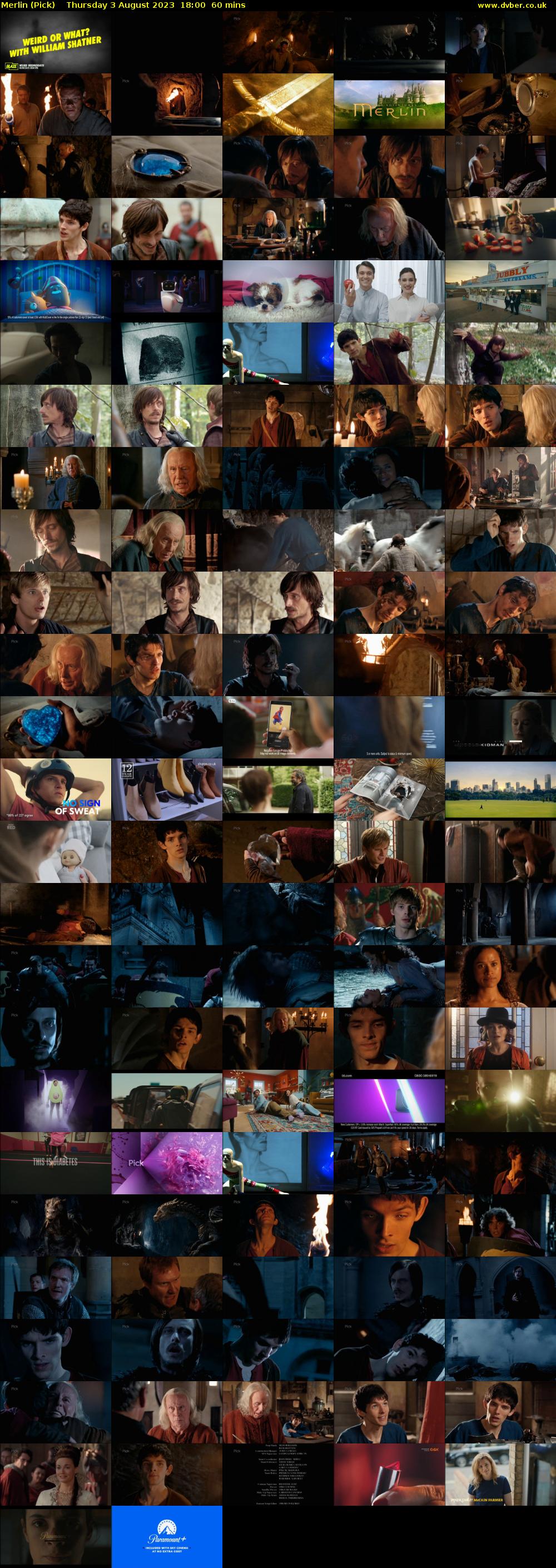 Merlin (Pick) Thursday 3 August 2023 18:00 - 19:00