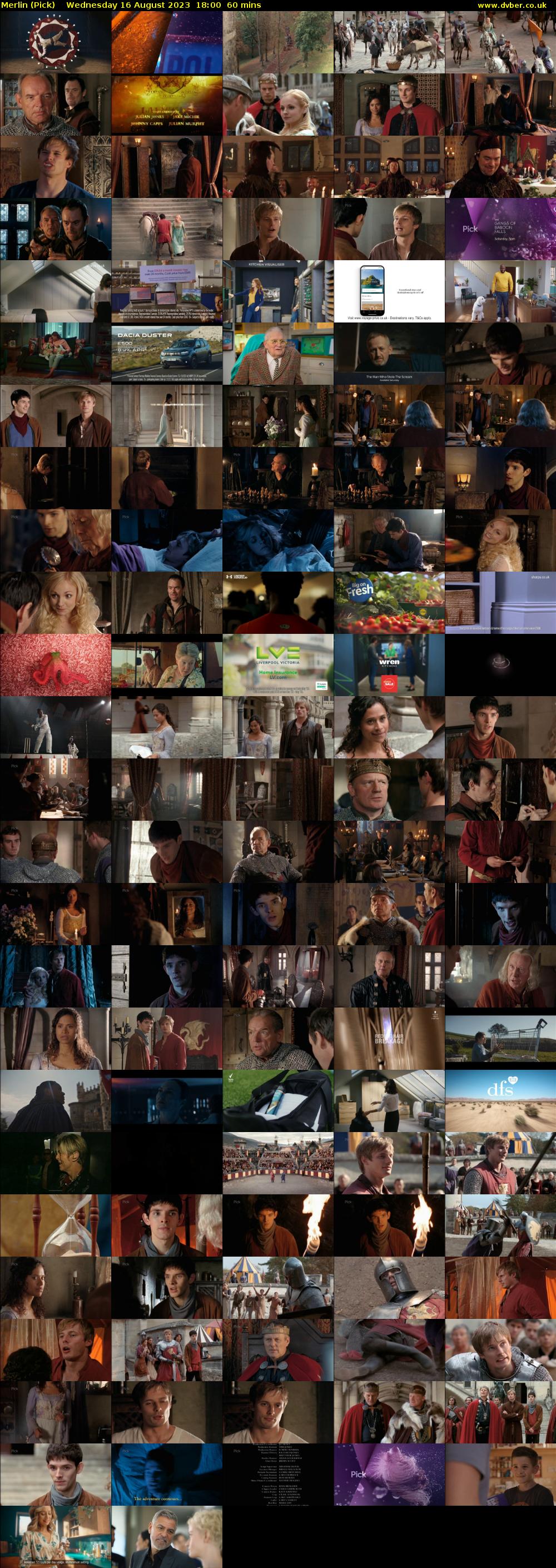 Merlin (Pick) Wednesday 16 August 2023 18:00 - 19:00