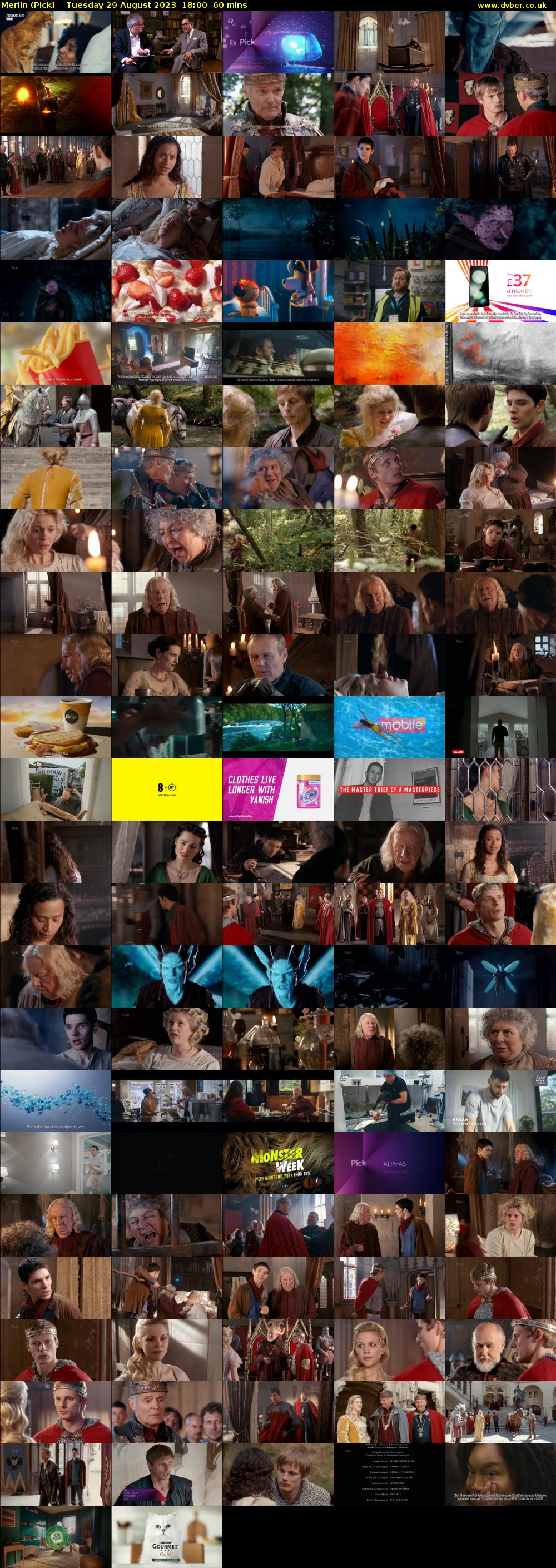 Merlin (Pick) Tuesday 29 August 2023 18:00 - 19:00