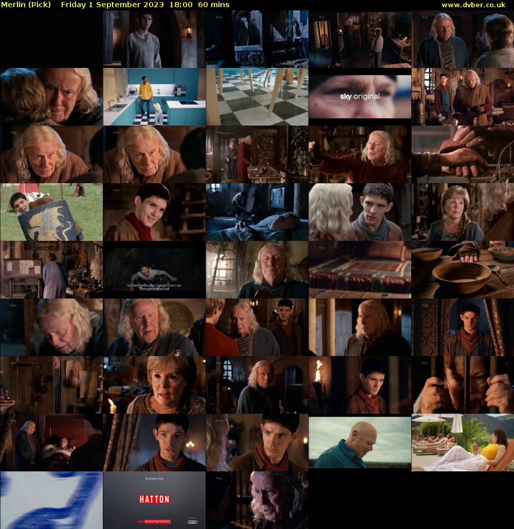 Merlin (Pick) Friday 1 September 2023 18:00 - 19:00