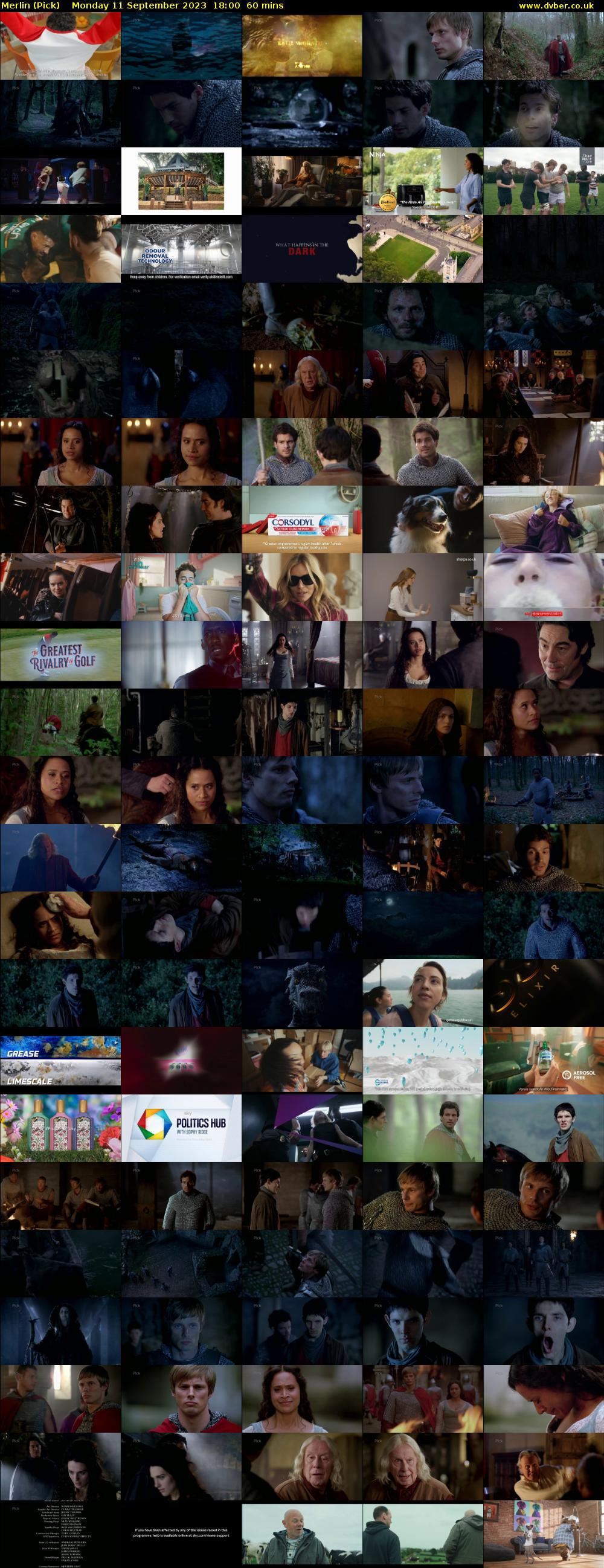 Merlin (Pick) Monday 11 September 2023 18:00 - 19:00