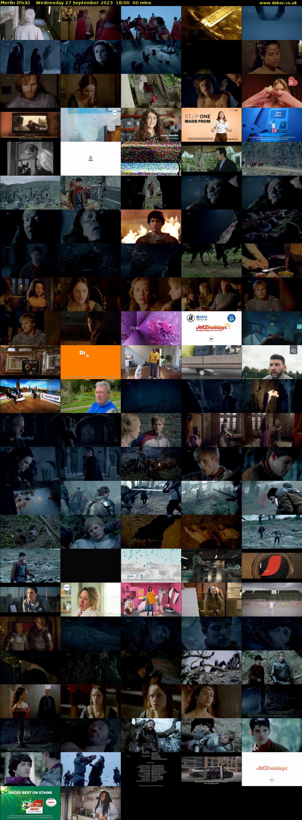 Merlin (Pick) Wednesday 27 September 2023 18:00 - 19:00