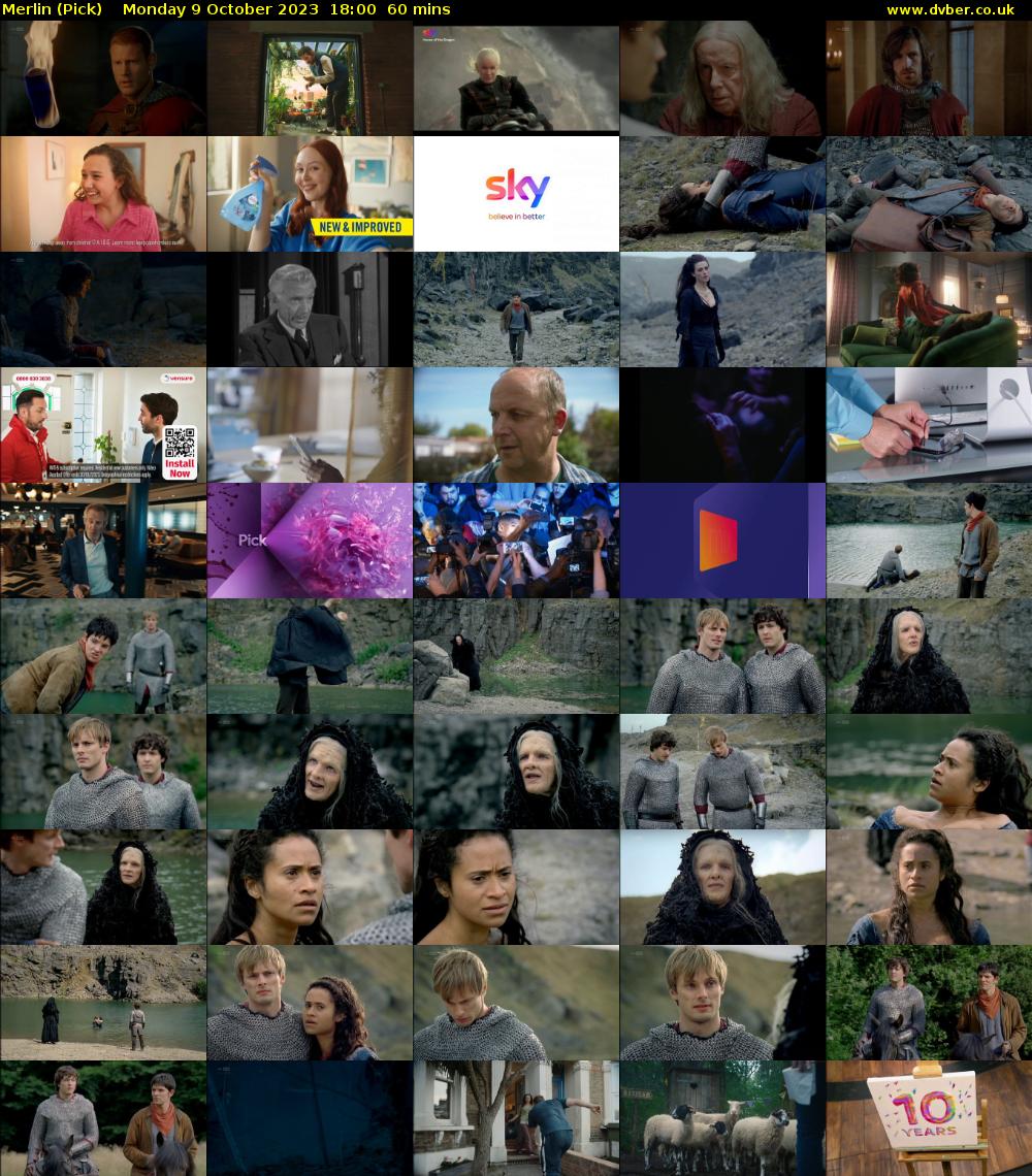 Merlin (Pick) Monday 9 October 2023 18:00 - 19:00