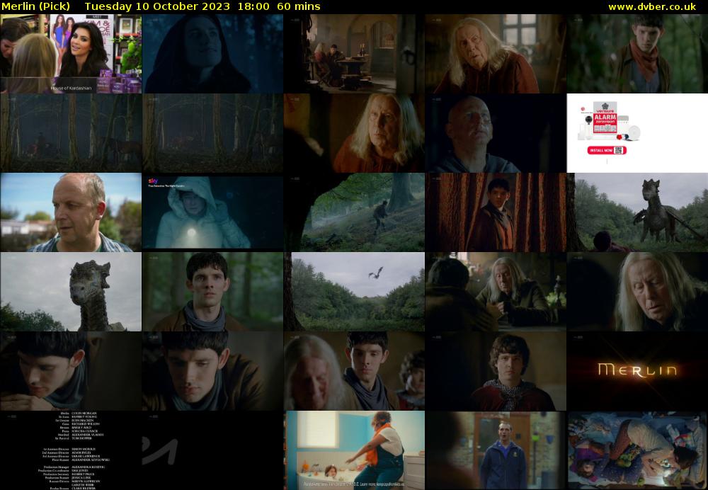 Merlin (Pick) Tuesday 10 October 2023 18:00 - 19:00