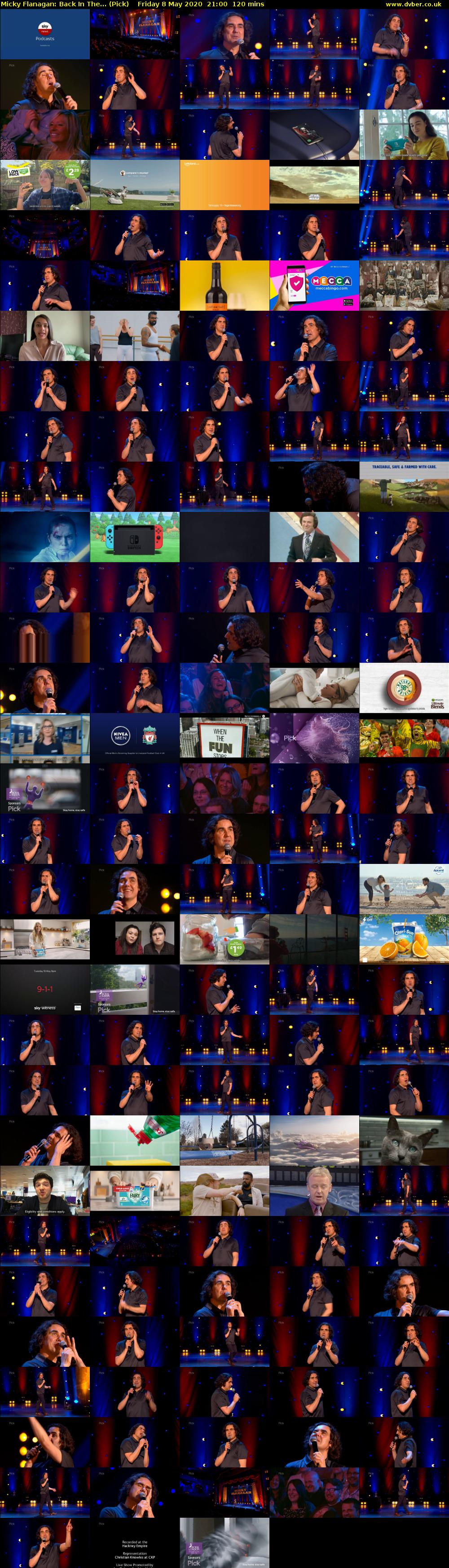 Micky Flanagan: Back In The... (Pick) Friday 8 May 2020 21:00 - 23:00