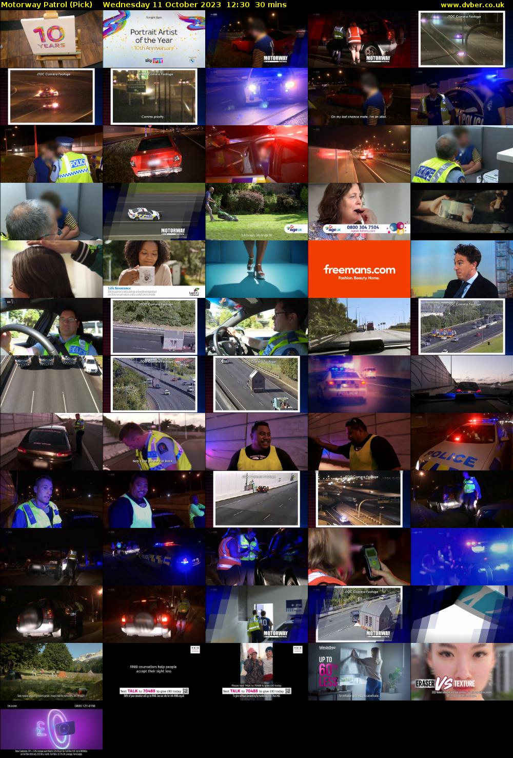 Motorway Patrol (Pick) Wednesday 11 October 2023 12:30 - 13:00