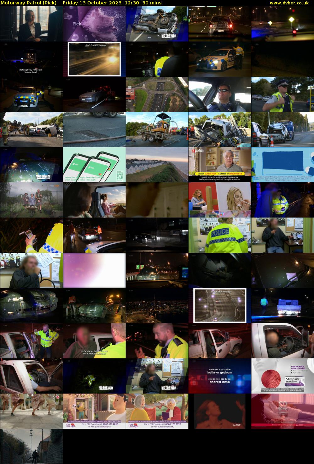 Motorway Patrol (Pick) Friday 13 October 2023 12:30 - 13:00