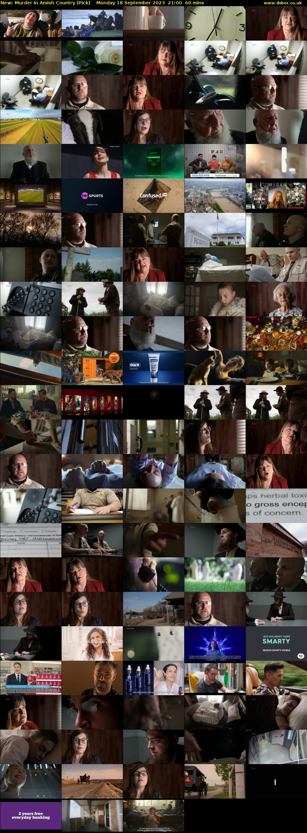 Murder In Amish Country (Pick) Monday 18 September 2023 21:00 - 22:00