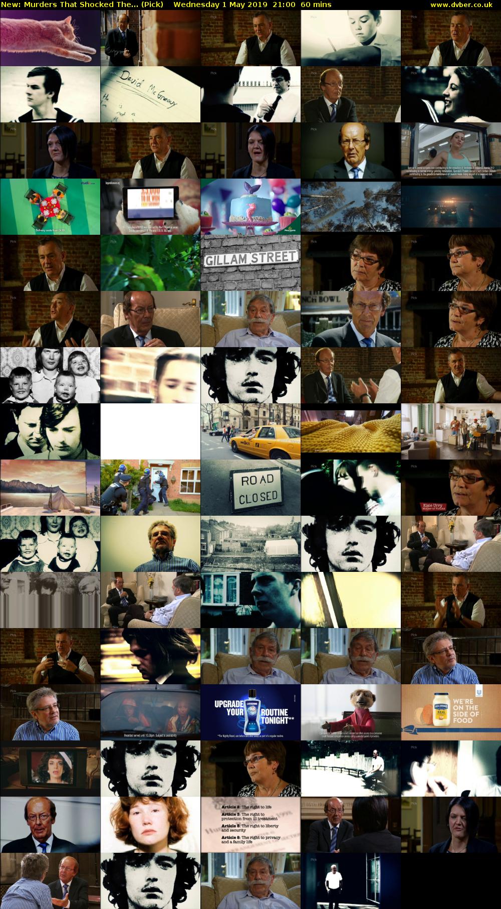 Murders That Shocked The... (Pick) Wednesday 1 May 2019 21:00 - 22:00