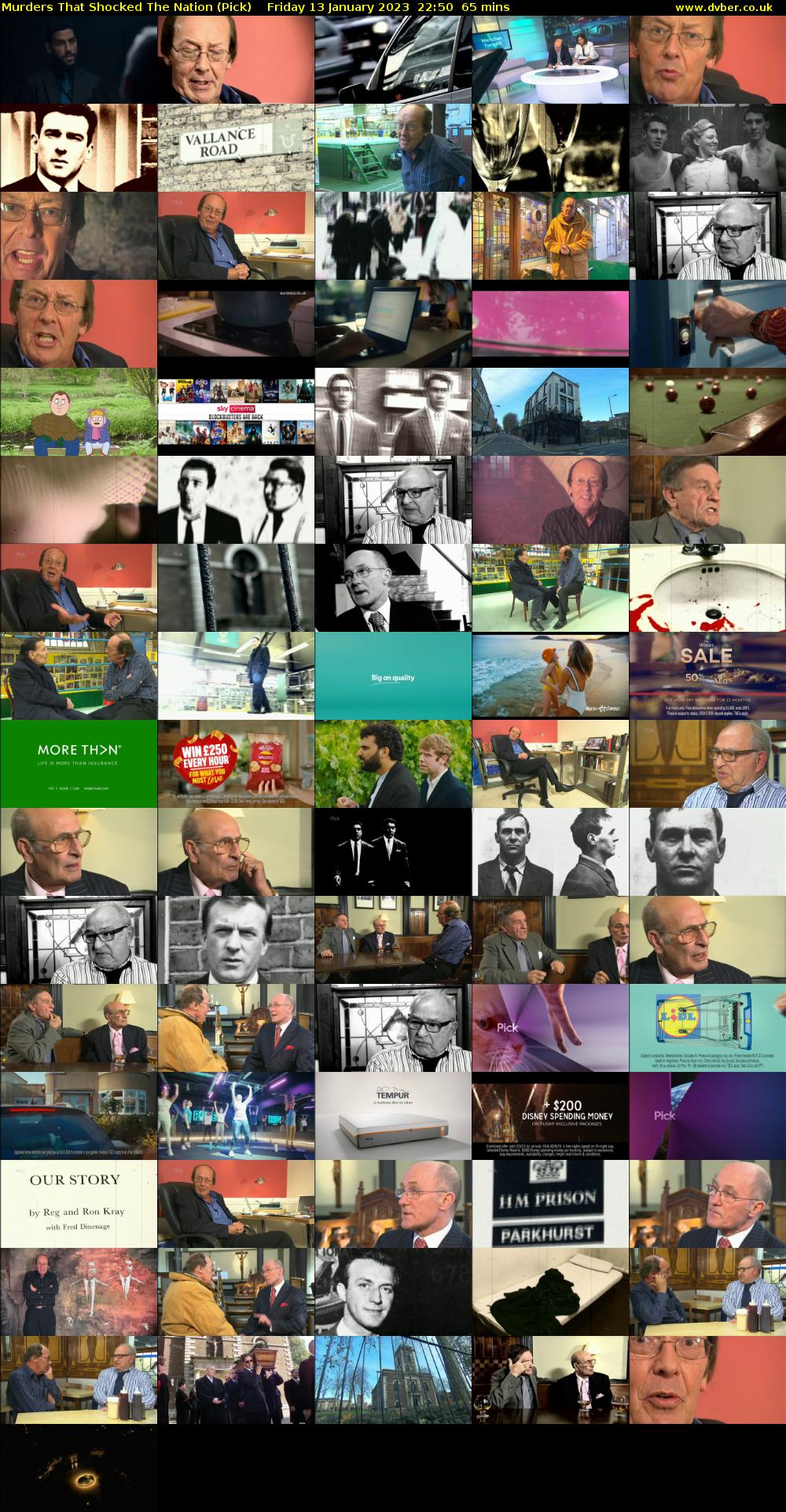 Murders That Shocked The Nation (Pick) Friday 13 January 2023 22:50 - 23:55