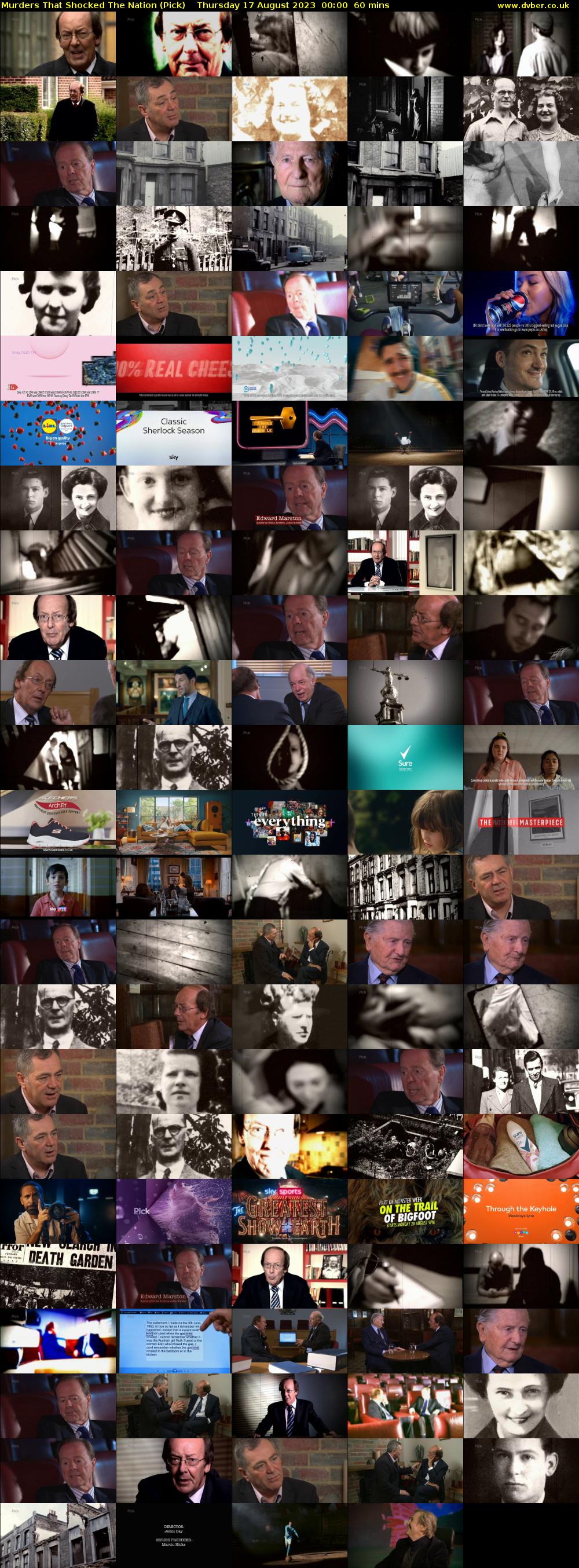 Murders That Shocked The Nation (Pick) Thursday 17 August 2023 00:00 - 01:00