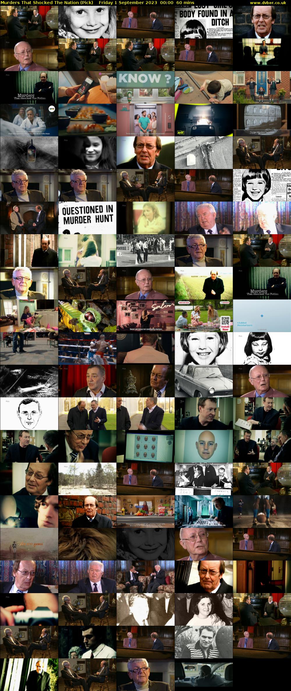 Murders That Shocked The Nation (Pick) Friday 1 September 2023 00:00 - 01:00