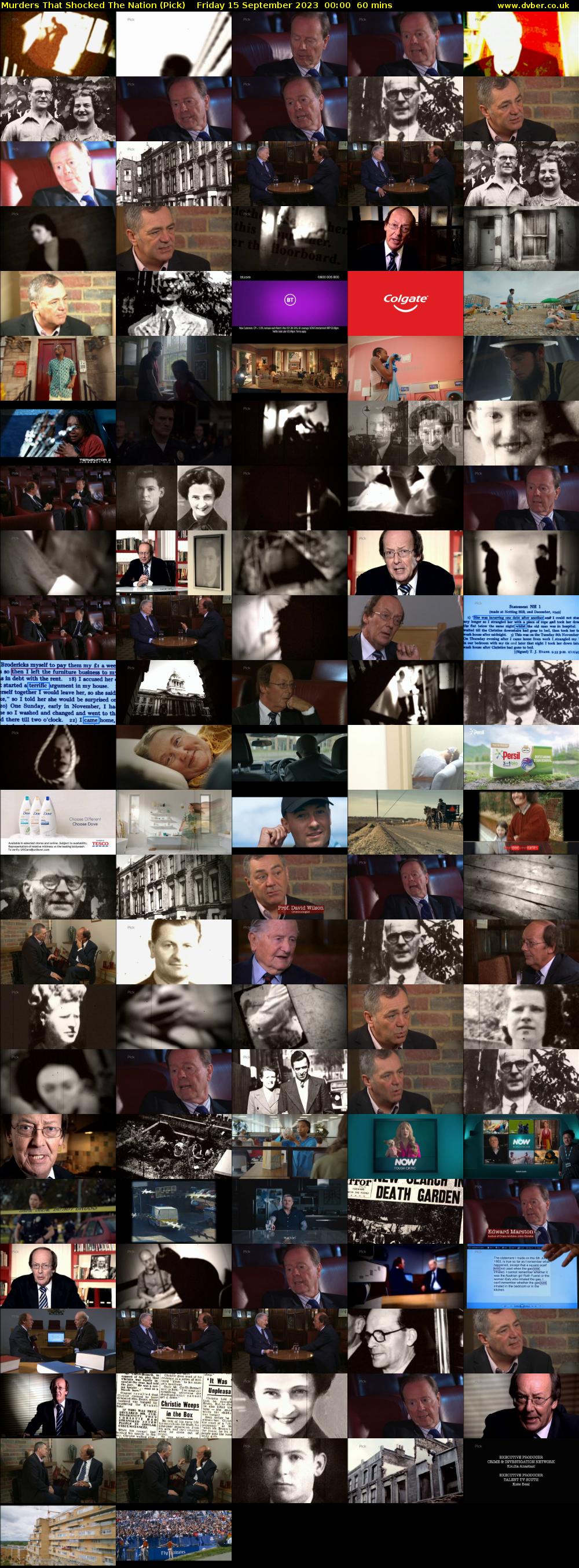 Murders That Shocked The Nation (Pick) Friday 15 September 2023 00:00 - 01:00