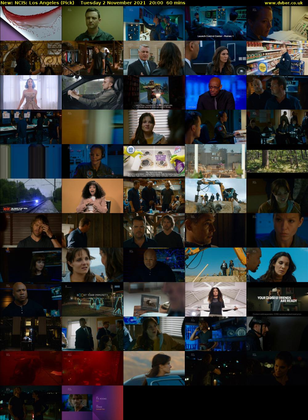 NCIS: Los Angeles (Pick) Tuesday 2 November 2021 20:00 - 21:00