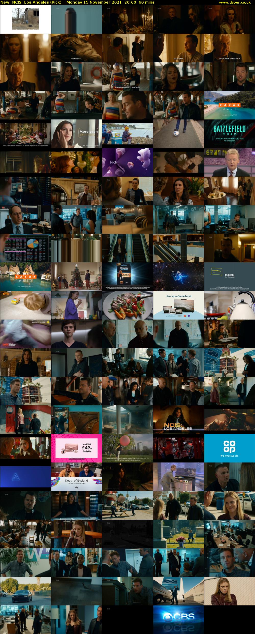NCIS: Los Angeles (Pick) Monday 15 November 2021 20:00 - 21:00